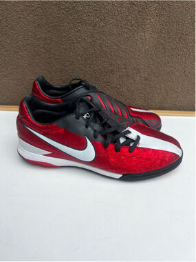 Nike T90 Soccer Cleats Futbol Men’s Size 8 Red Black Leather 2011